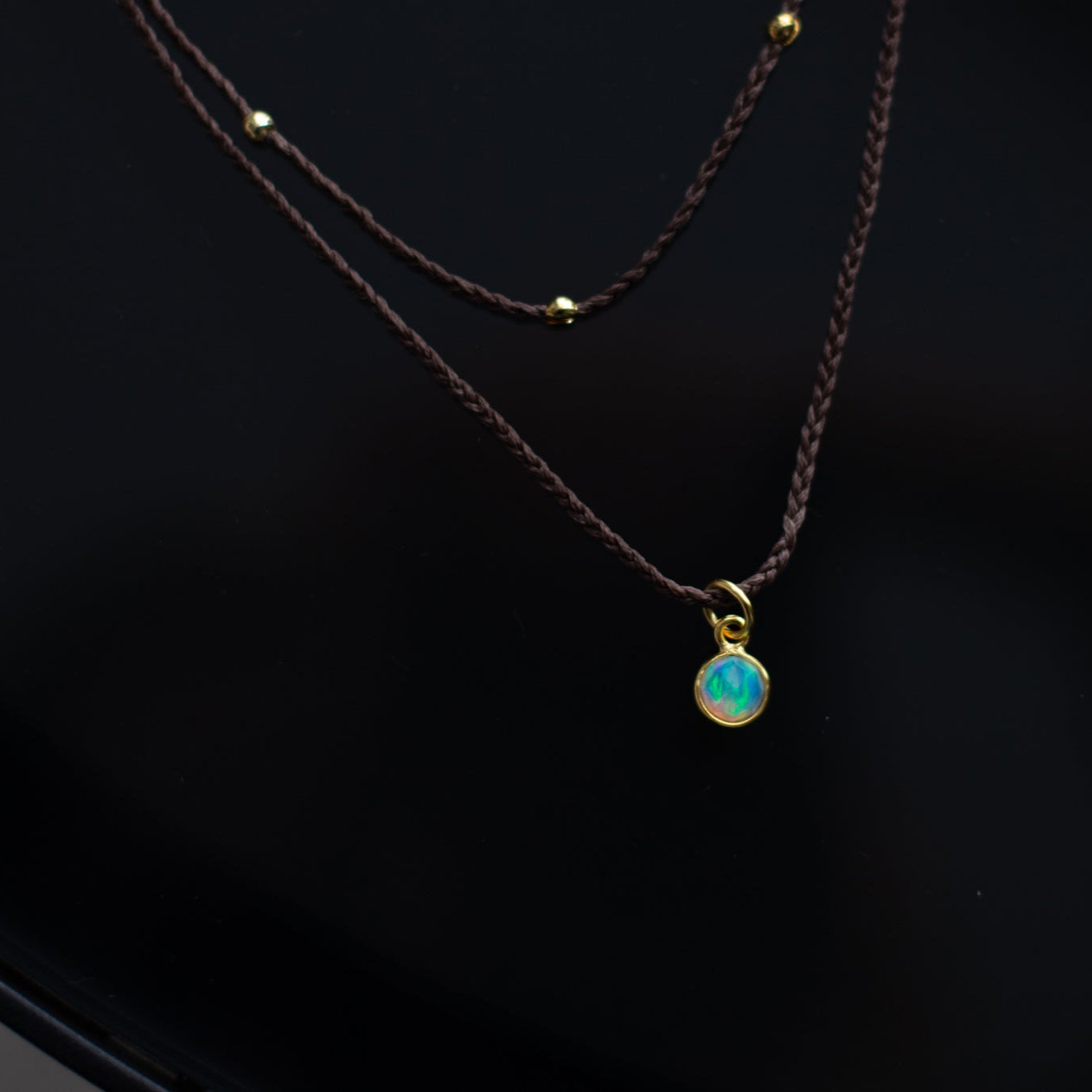 Double 925 sterling silver Asha necklace