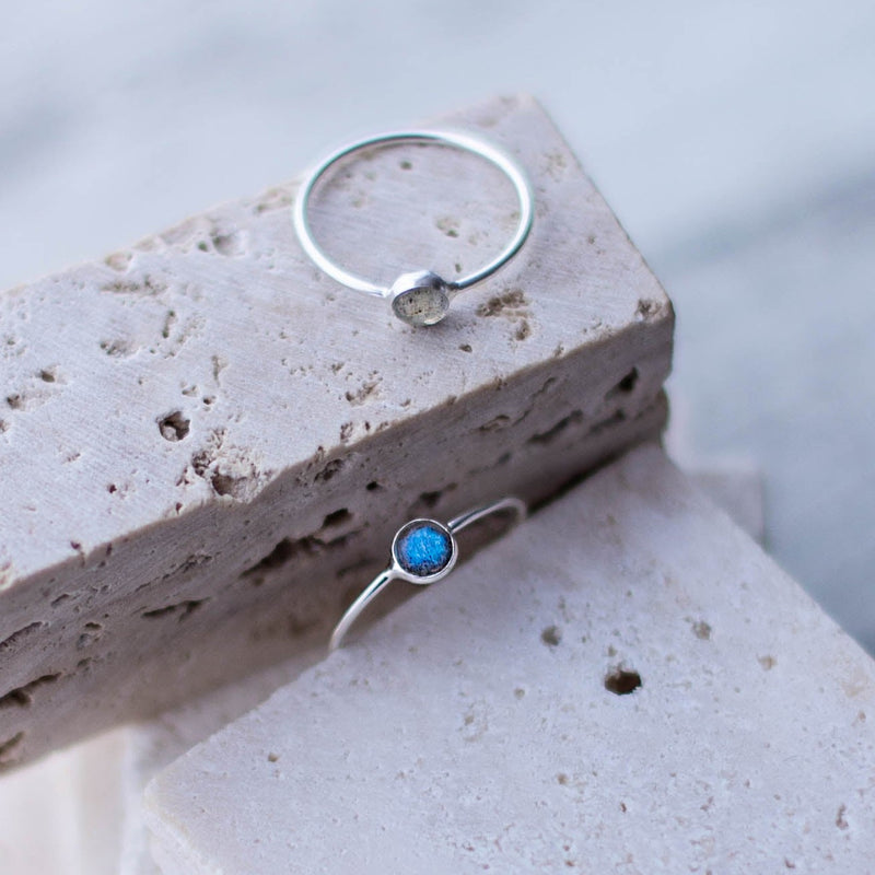 Anillo Vira Labradorita