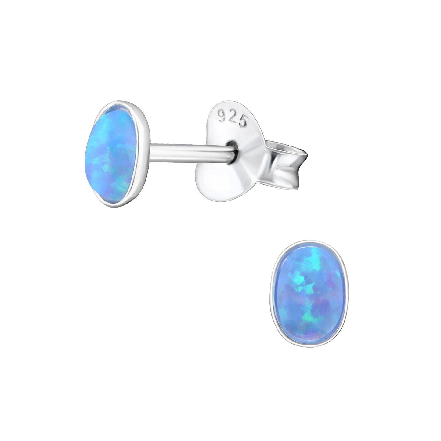 PENDIENTES AZURE OPAL