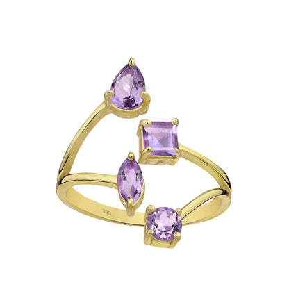 LAKSHMI AMETHYST RING 