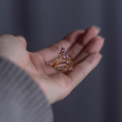 LAKSHMI AMETHYST RING 