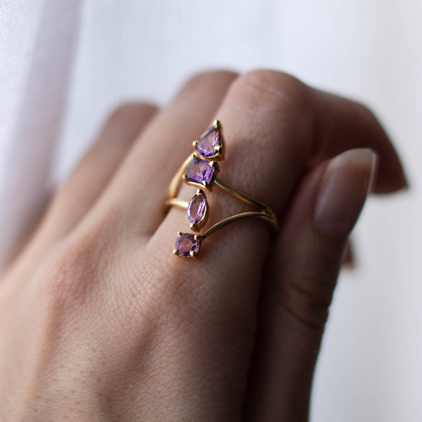 LAKSHMI AMETHYST RING 