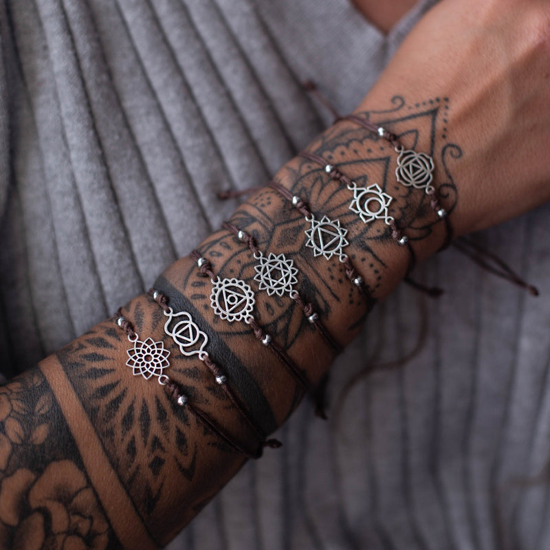 PULSERAS SIMBOLOS CHAKRAS