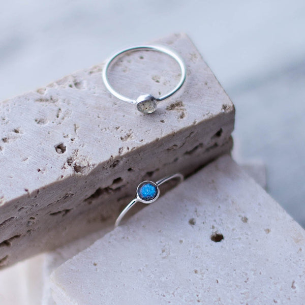 Anillo Vira Labradorita