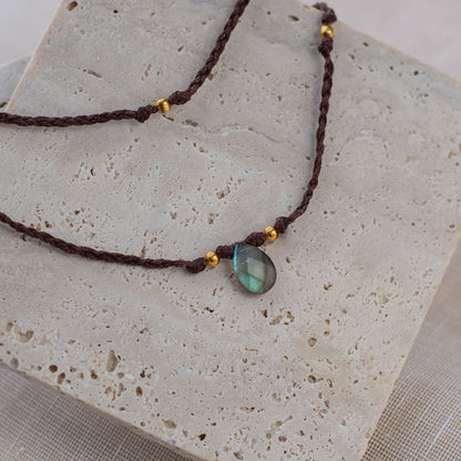 PRANAYA AMAZONITE ANKLET