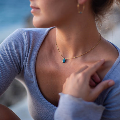 Raksha Labradorite Necklace 