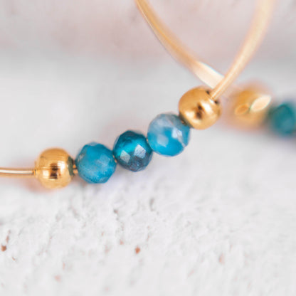 SHANTI APATITE HOOPS