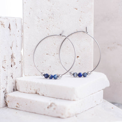 SHANTI LAPIS AZULI HOOPS