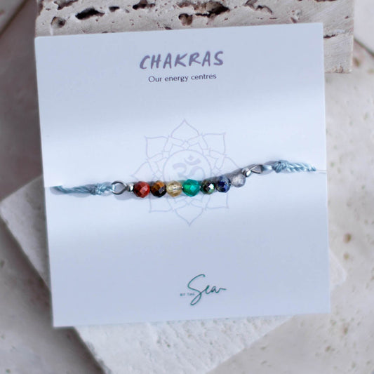 PULSERA CHAKRAS CUERDA