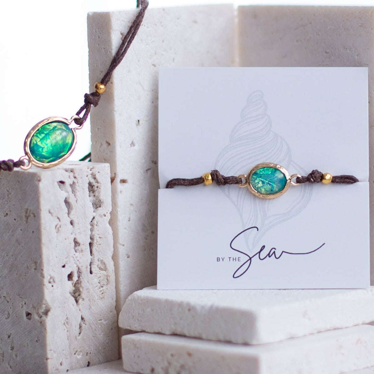 PULSERA OPAL AZUL