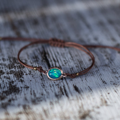 BLAUES OPAL-ARMBAND