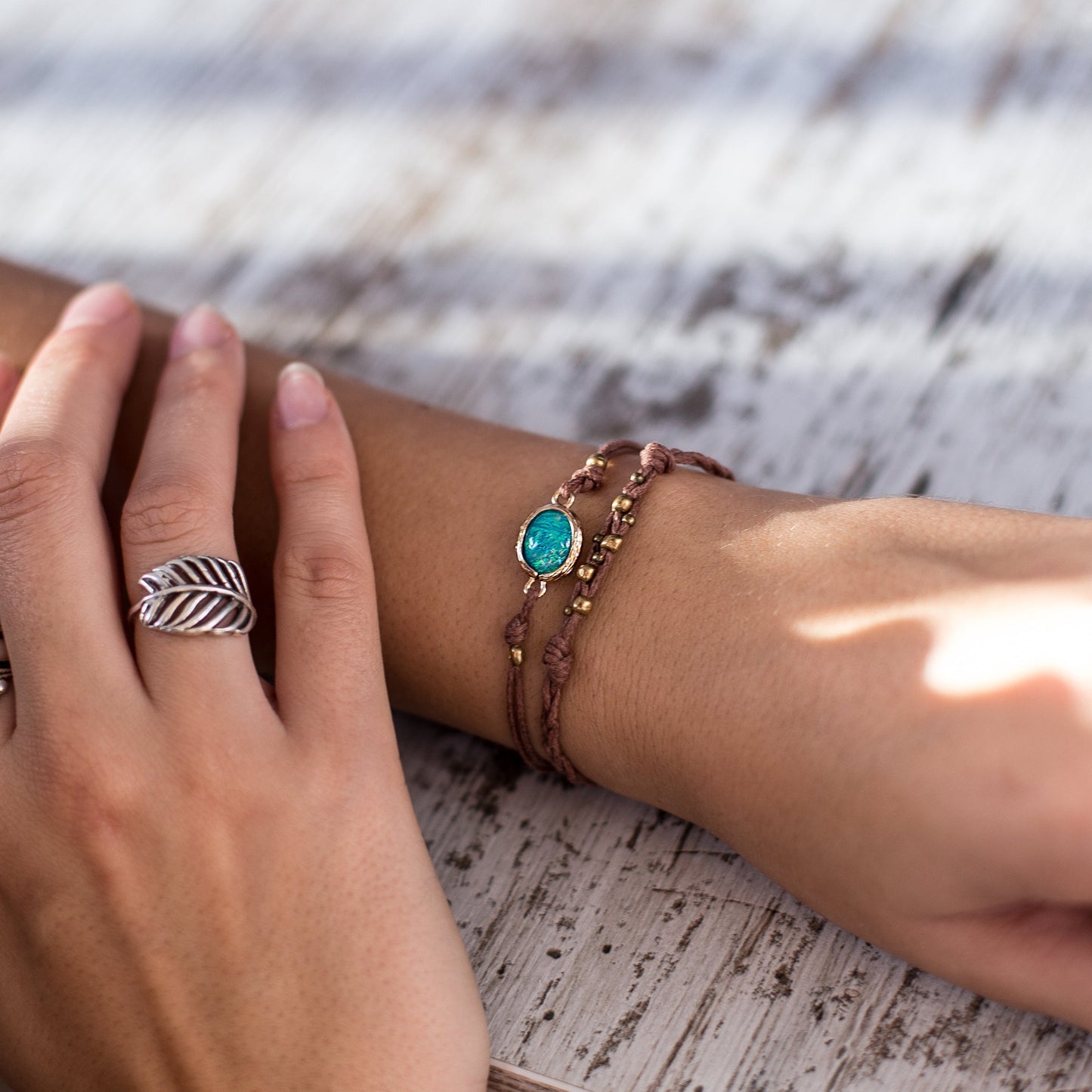 BLUE OPAL BRACELET