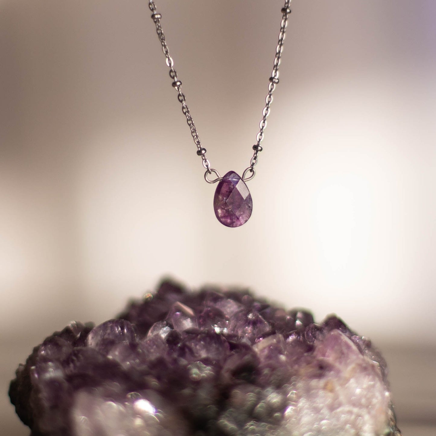 RAKSHA AMETHYST NECKLACE