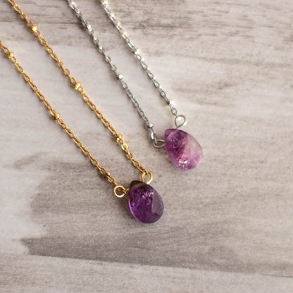 RAKSHA AMETHYST NECKLACE