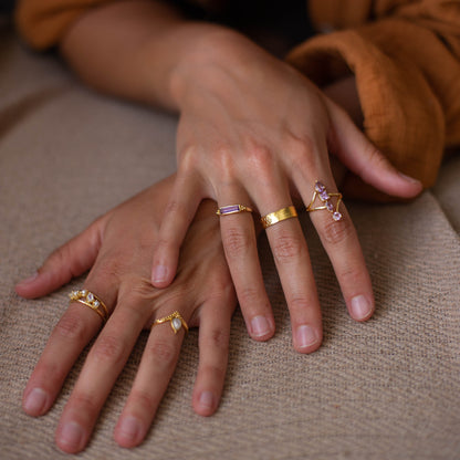 LAKSHMI AMETHYST RING 