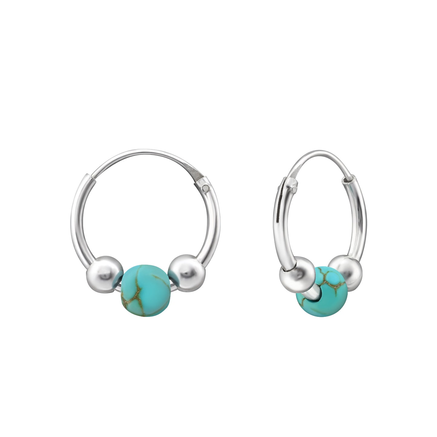 KARMA SILVER HOOPS