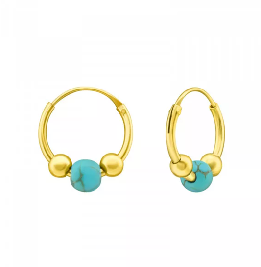 KARMA GOLD HOOPS