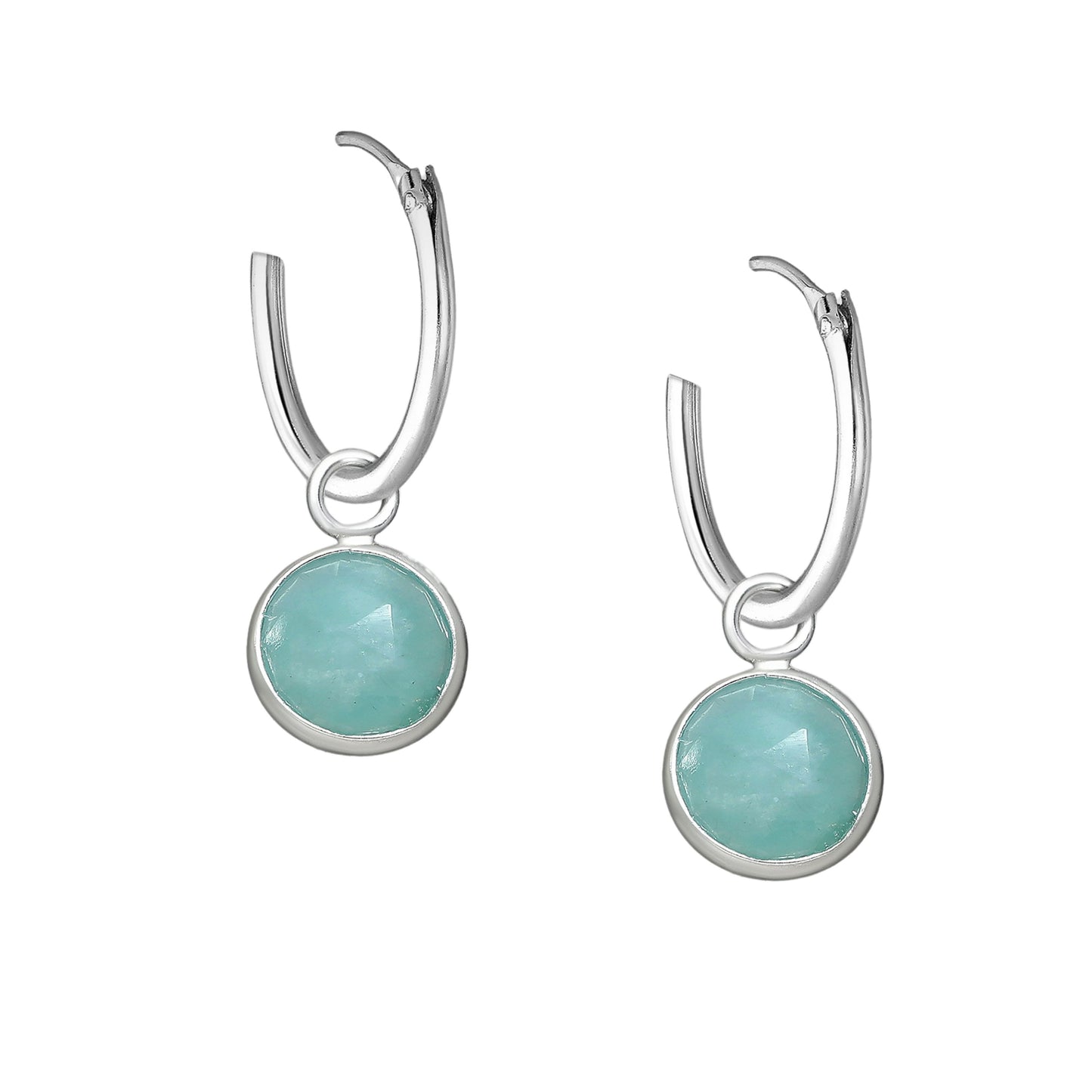 ANAYA AMAZONITE HOOPS