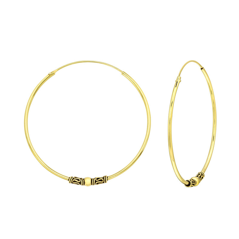 Aros Bali Oro 40 mm